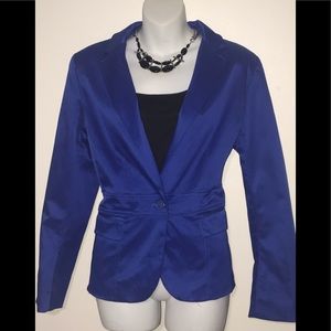 Royal Blue Jean jacket.. size 10.
